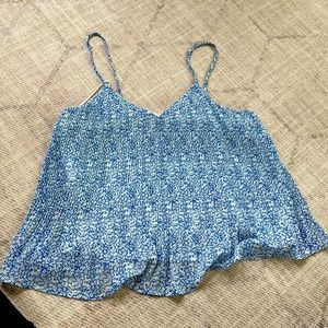 Mango pleated gooey tank top